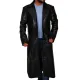 The Matrix Laurence Fishburne Black Leather Coat