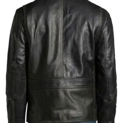 Joel Kinnaman Altered Carbon Black Leather Jacket