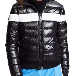 Amanda Zhou Spinning Out Black Puffer Jacket