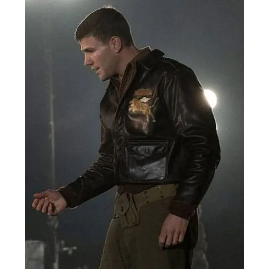 Austin Stowell Amazing Stories Bomber Leather Jacket