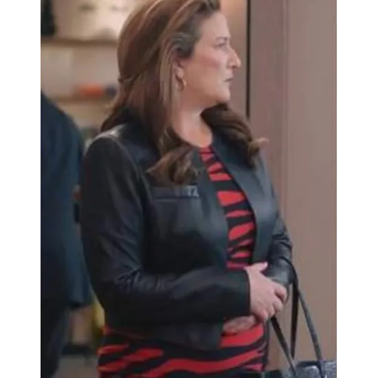 American Auto S02 Ana Gasteyer Black Jacket