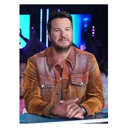 American Idol Luke Bryan Leather Jacket