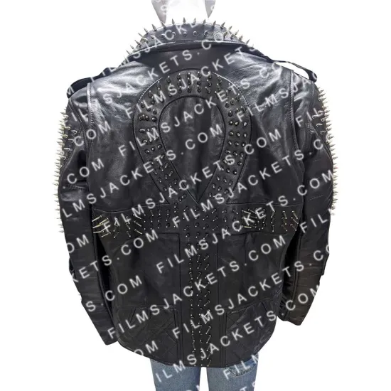 American Satan Andy Biersack Spiked Leather Jacket