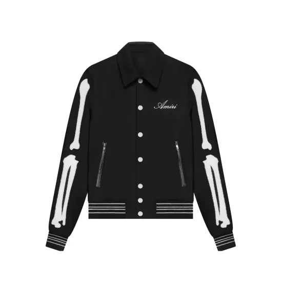 Amiri Bones Letterman Jacket