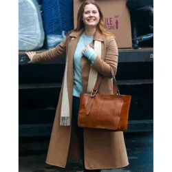 Amy Adams The Woman In The Window Brown Coat