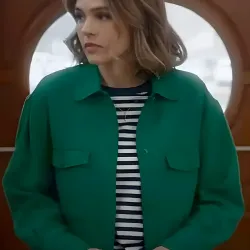 An Easter Bloom 2024 Aimee Teegarden Green Jacket