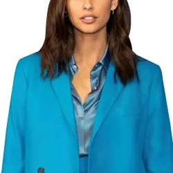 Anatomy Of A Scandal Blue Naomi Scott Coat