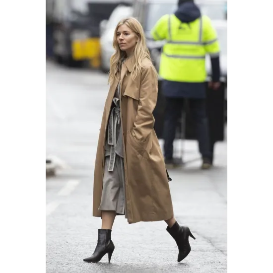 Anatomy of a Scandal 2022 Sienna Miller Beige Coat