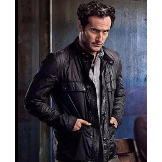 Angel Bonanni Condor Season 02 Black Leather Jacket