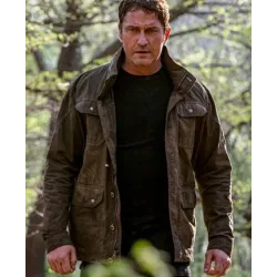 Angel Has Fallen Gerard Butler Green Jacket