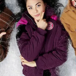 Anna Akana Let It Snow Bomber Jacket