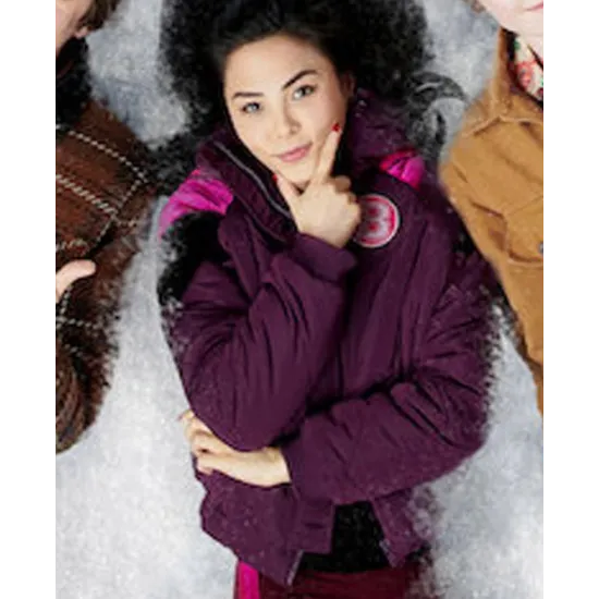 Anna Akana Let It Snow Bomber Jacket