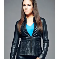 Bo Dennis Lost Girl Anna Silk Leather Jacket