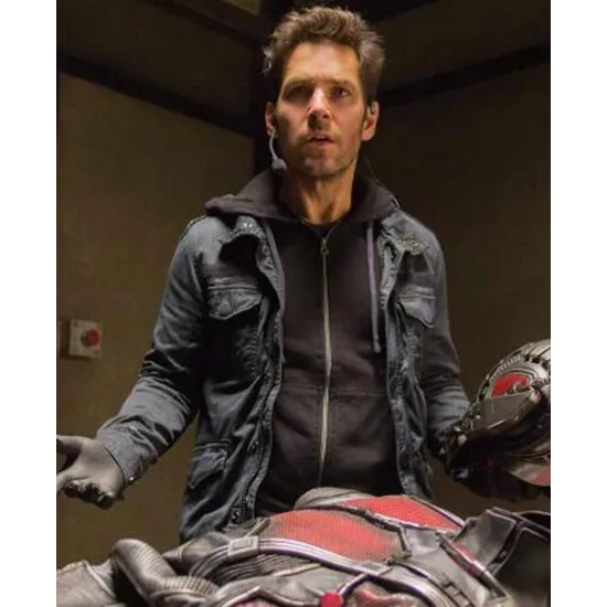 Paul Rudd Ant Man And The Wasp Blue Jacket