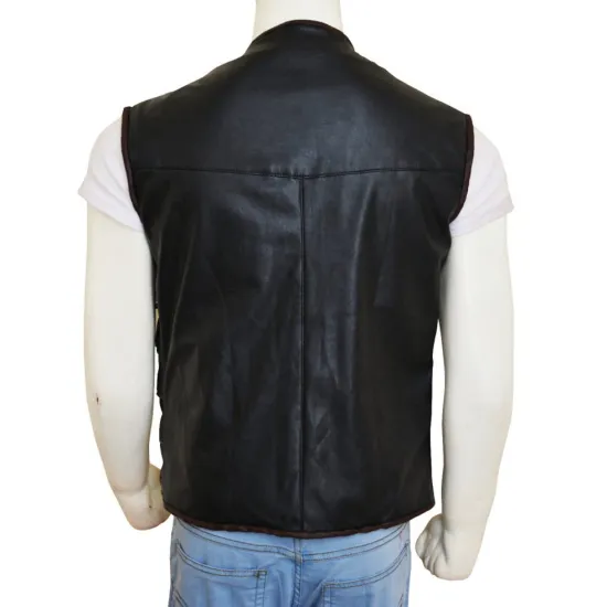 Anthony Lemke Dark Matter Three Leather Vest