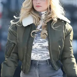 April X Lottie Moss Green Jacket