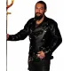 Aquaman Jason Momoa Black Leather Biker Jacket