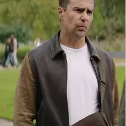 Argylle Sam Rockwell Leather Jacket