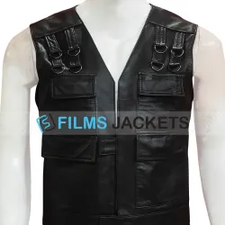 Arnold Schwarzenegger Predator Leather Vest