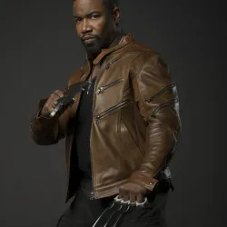 Arrow TV Series Bronze Tiger Leather Jacket