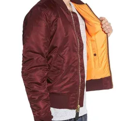 Arrow Echo Kellum Bomber Red Jacket