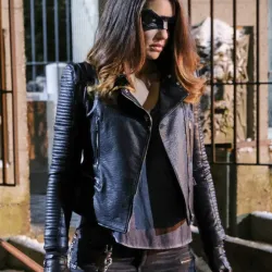 Dinah Drake Arrow Season 6 Leather Jacket