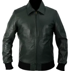 Stephen Amell Arrow Oliver Queen Bomber Leather Jacket