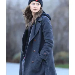 Willa Holland Arrow Blue Coat 