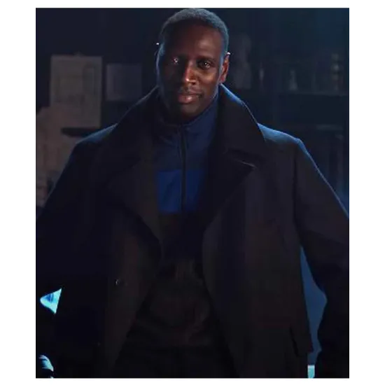 Omar Sy Arsene Lupin Trench Coat