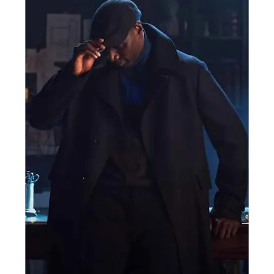 Omar Sy Arsene Lupin Trench Coat