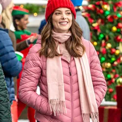 Ashley Greene Christmas on My Mind Puffer Jacket