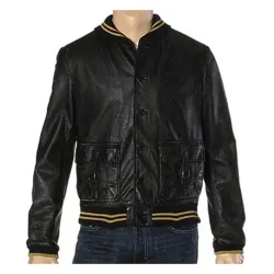 Ashton Kutcher Spread Movie Nikki Leather Jacket