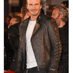 Stylish Look David Beckham Motorcycle Jacket