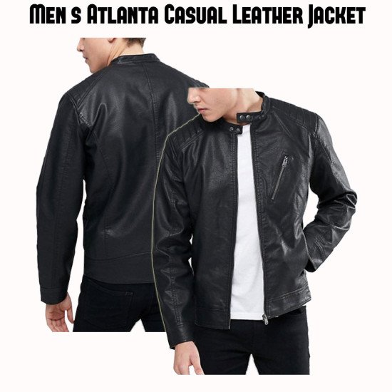 leather ki black jacket