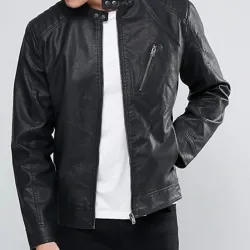 Men's Atlanta Black Leather Jacket