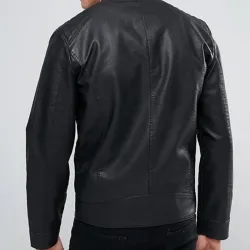 Men's Atlanta Black Leather Jacket