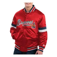 Atlanta Braves Red Home Game Varsity Jacket