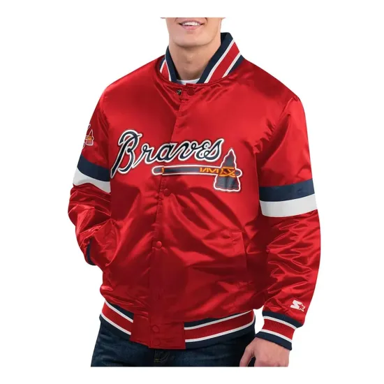 Atlanta Braves Red Home Game Varsity Jacket