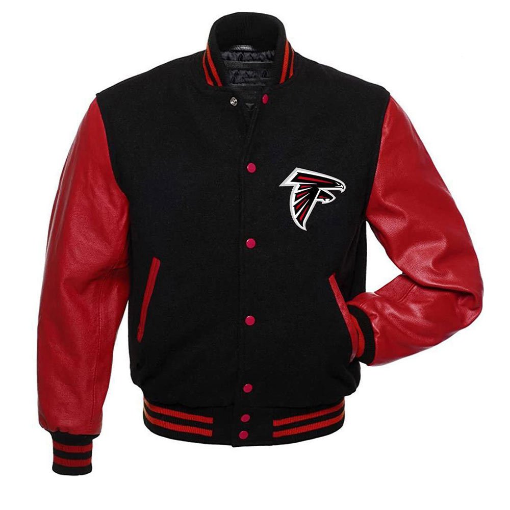 Atlanta Falcons Varsity Red Jacket - Filmsjackets