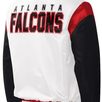 Atlanta Falcons Throwback White Varsity Jacket