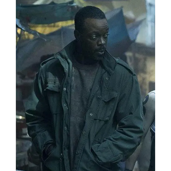 Ato Essandoh Altered Carbon Military Green Jacket