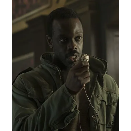 Altered Carbon Ato Essandoh Green Jacket