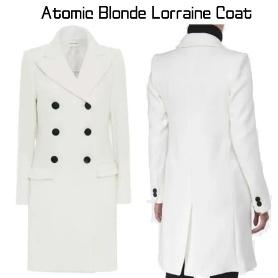 Atomic Blonde Lorraine Broughton White Coat