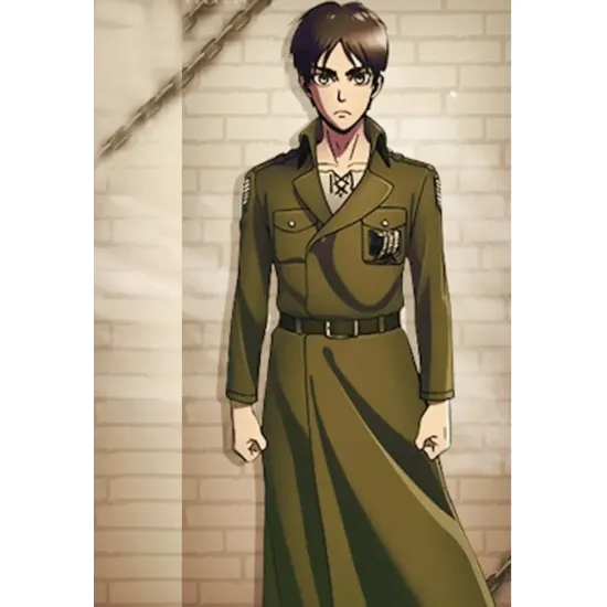 Attack On Titan S03 Eren Jaeger Wool Coat