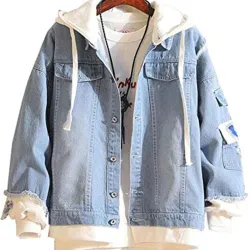 Attack on Titan Denim Hooded Jacket