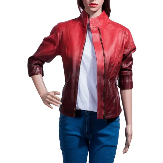 Avengers Age of Ultron Movie Scarlet Witch Leather Jacket