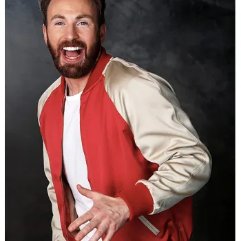 Avengers Endgame Premiere Chris Evans Satin Jacket