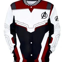 Avengers Endgame Quantum Realm Letterman Jacket