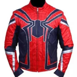 Avengers Infinity War Spiderman Leather Jacket