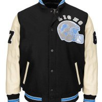 Detroit Lions Jacket  Axel Foley Beverly Hills Varsity Jacket